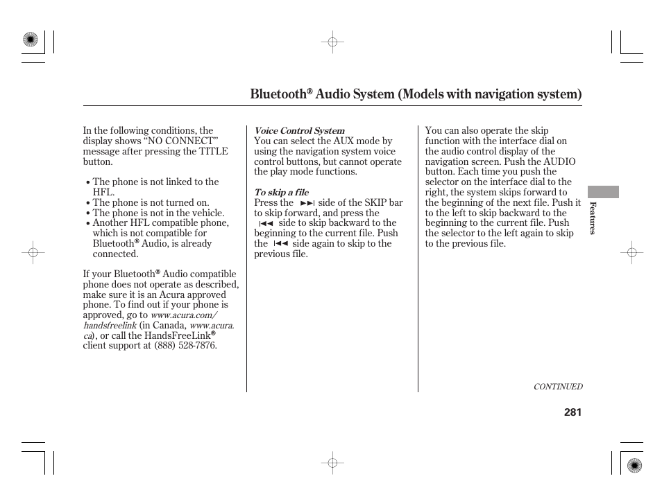 Acura 2009 TSX User Manual | Page 287 / 526