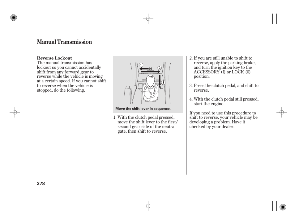 Manual transmission | Acura 2009 TSX User Manual | Page 384 / 526