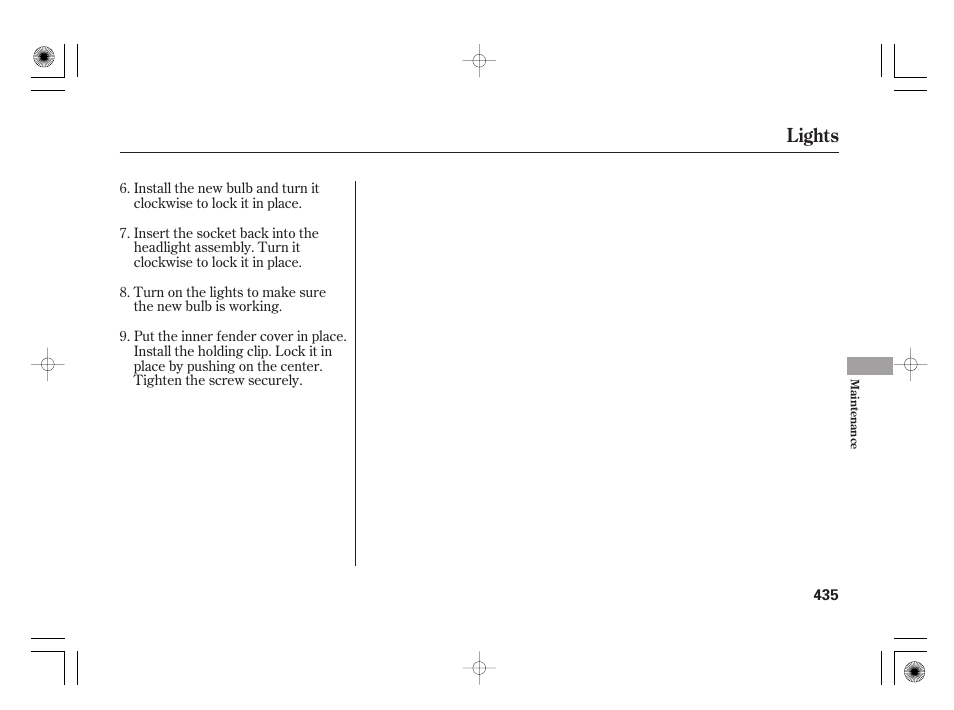 Lights | Acura 2009 TSX User Manual | Page 441 / 526