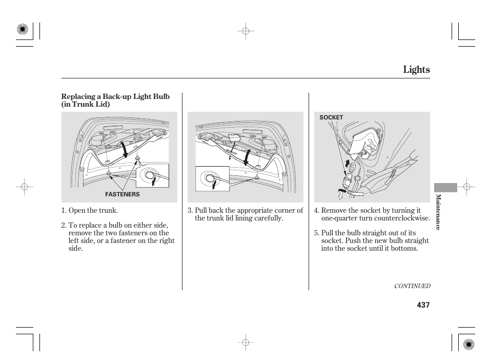 Lights | Acura 2009 TSX User Manual | Page 443 / 526