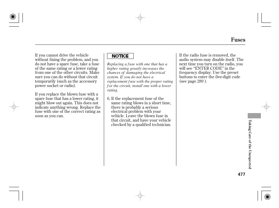 Fuses | Acura 2009 TSX User Manual | Page 483 / 526