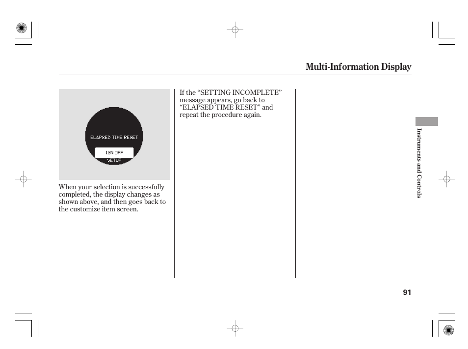 Multi-information display | Acura 2009 TSX User Manual | Page 97 / 526