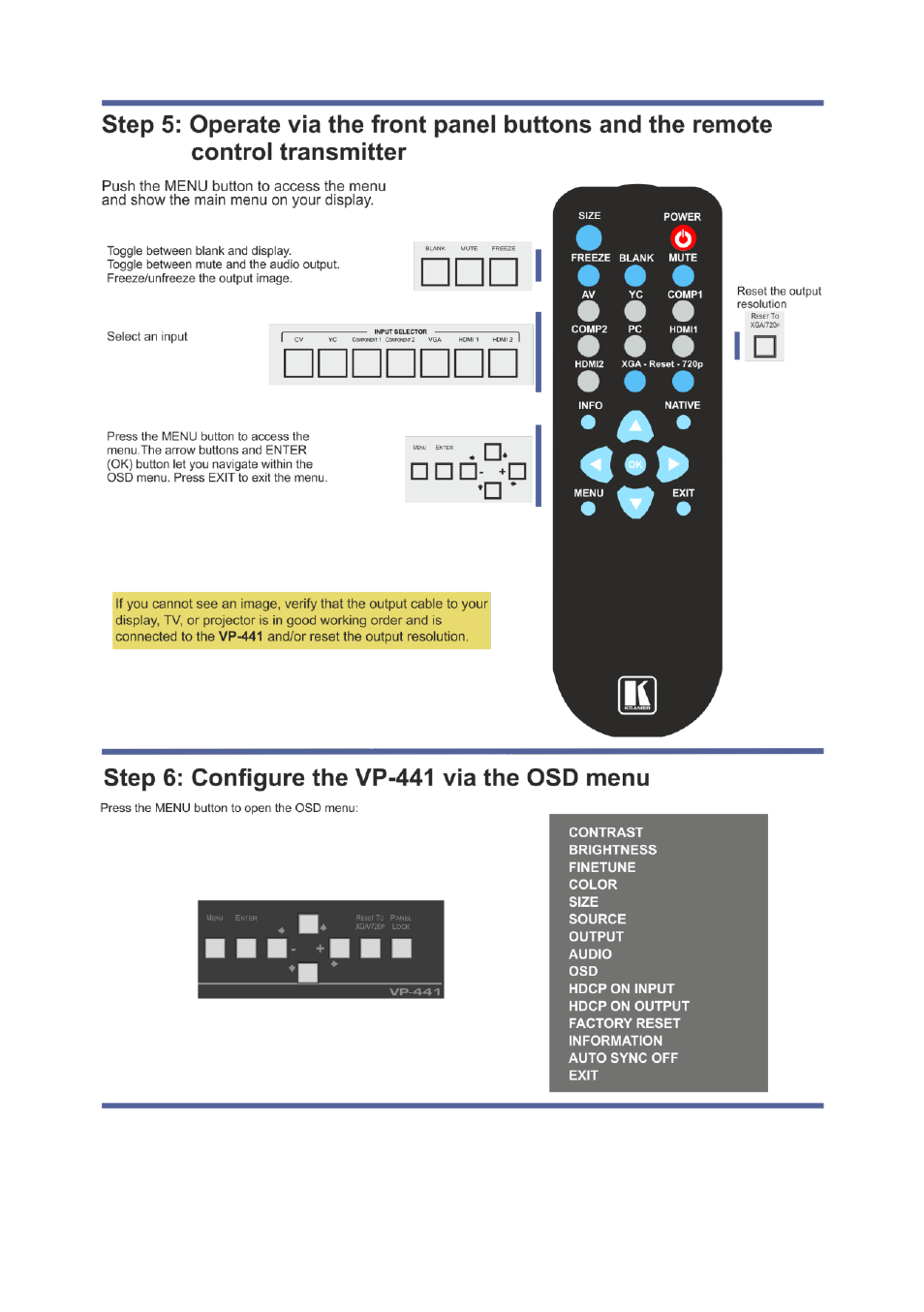 Kramer Electronics VP-441 User Manual | Page 3 / 29