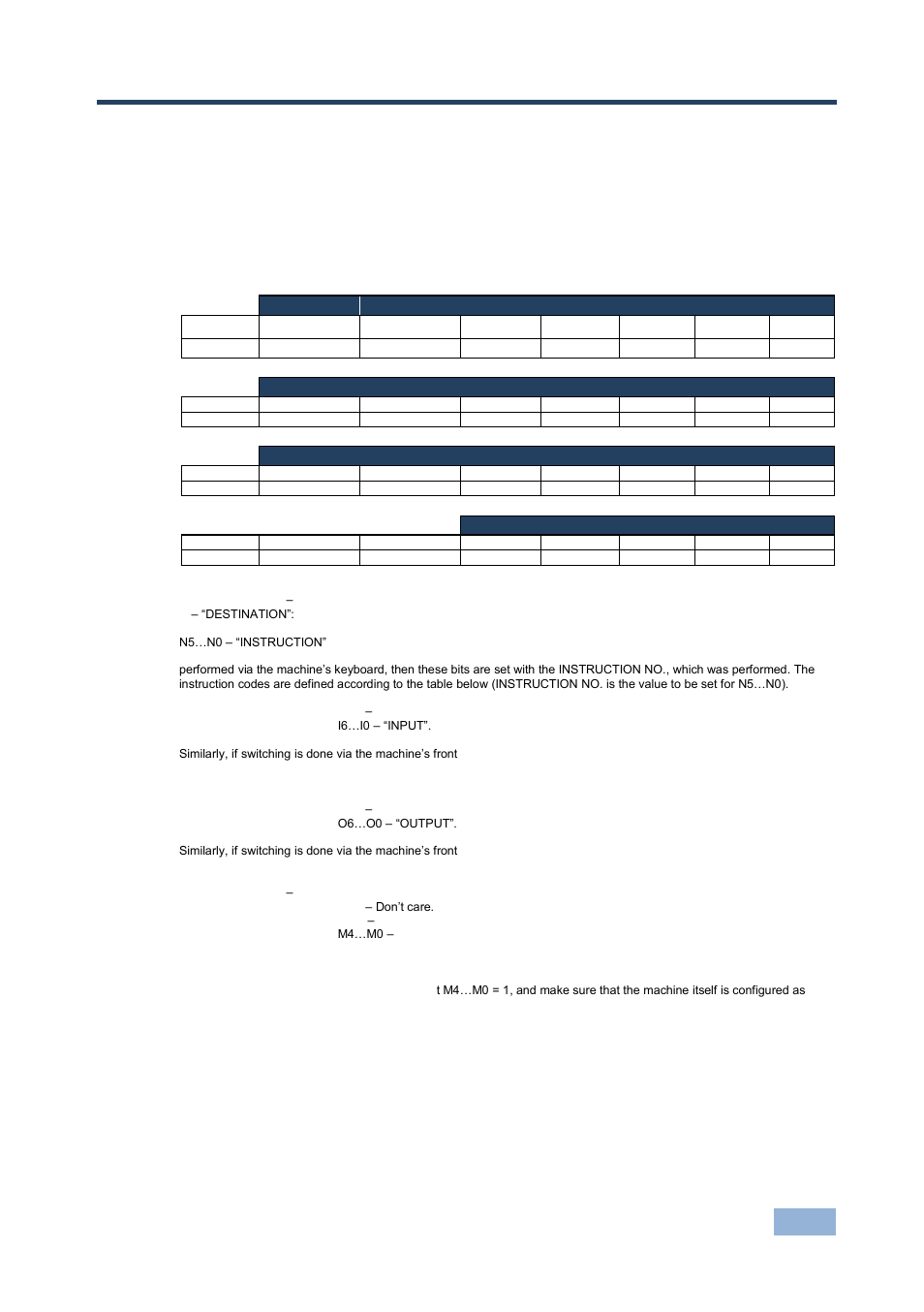 11 kramer protocol 2000, Kramer protocol 2000 | Kramer Electronics VP-4x1CS User Manual | Page 30 / 39