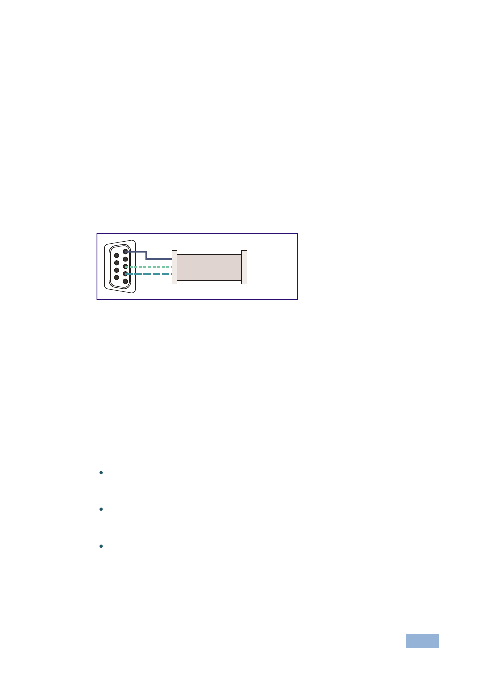 3 connecting the rs-485 port to a pc or controller, Connecting the rs-485 port to a pc or controller, Section 5.3 | Section | Kramer Electronics VP-4x8 User Manual | Page 14 / 32