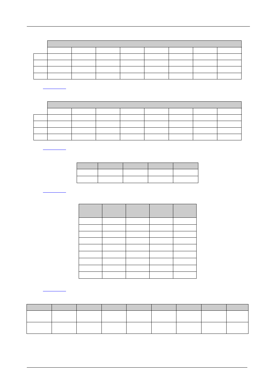 Table 10 | Kramer Electronics VP-4x8AK User Manual | Page 42 / 56