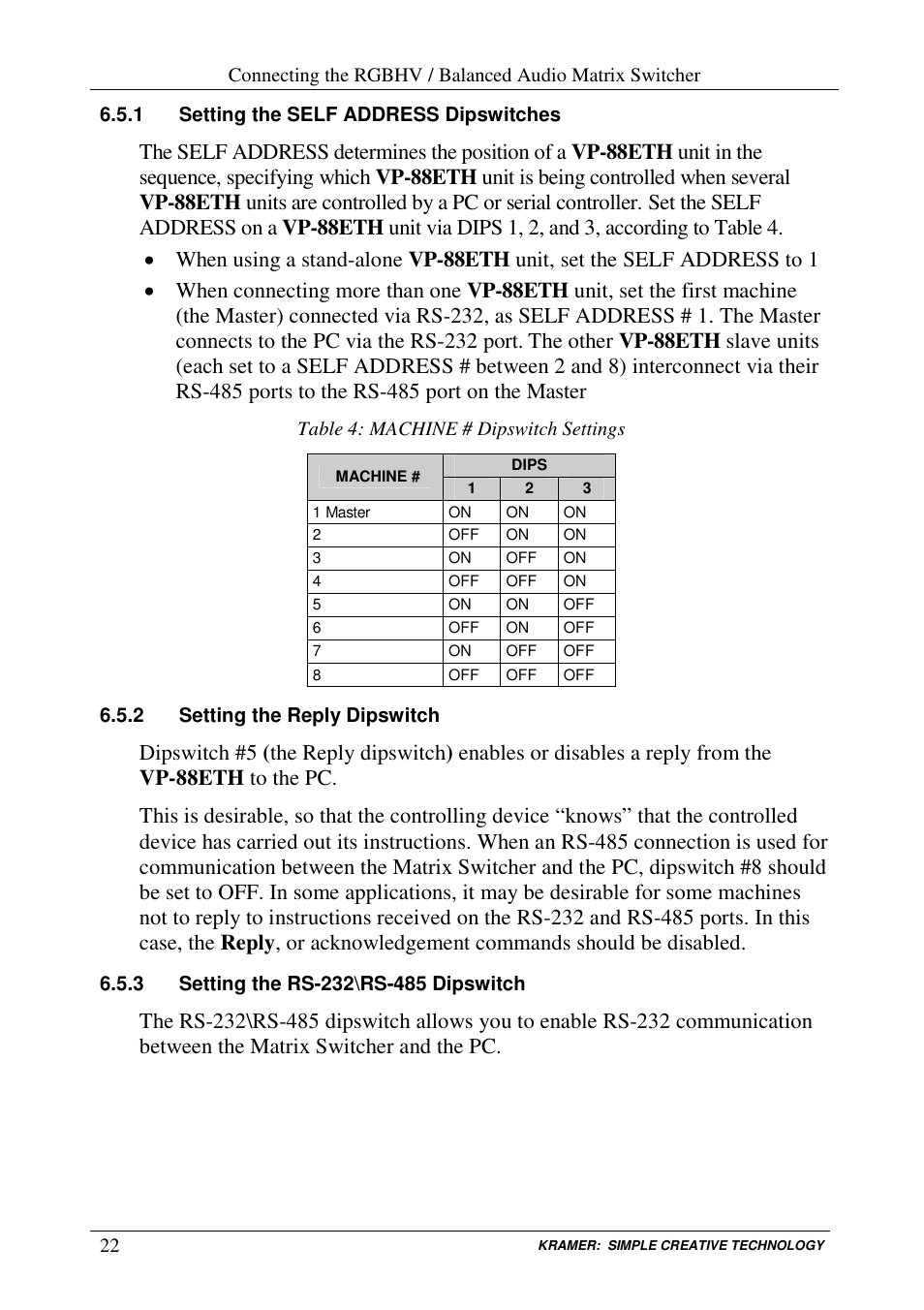 Kramer Electronics VP-84ETH User Manual | Page 25 / 40