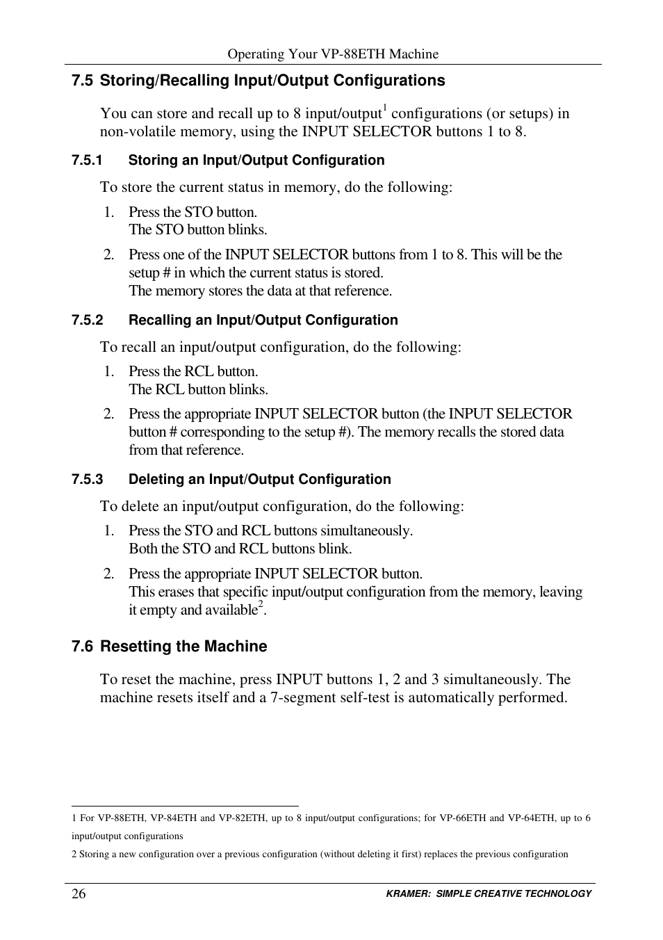 Kramer Electronics VP-84ETH User Manual | Page 29 / 40