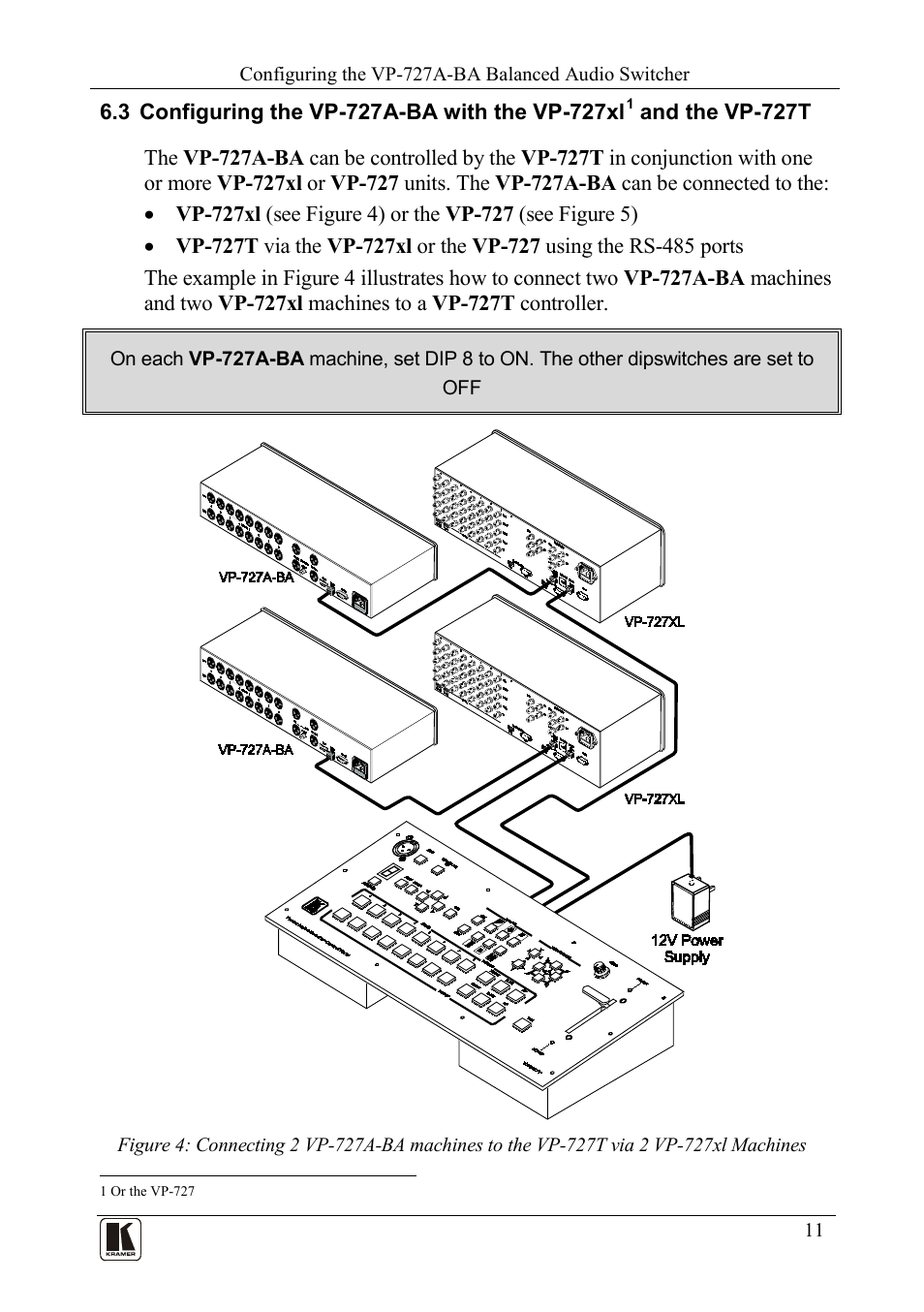 Kramer Electronics VP-727A-BA User Manual | Page 13 / 32