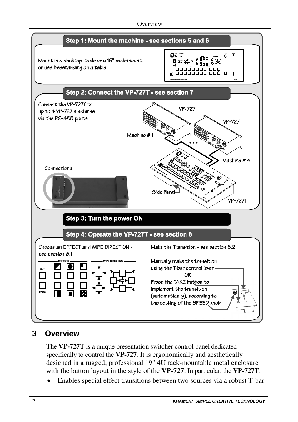 3 overview | Kramer Electronics VP-727T User Manual | Page 4 / 19