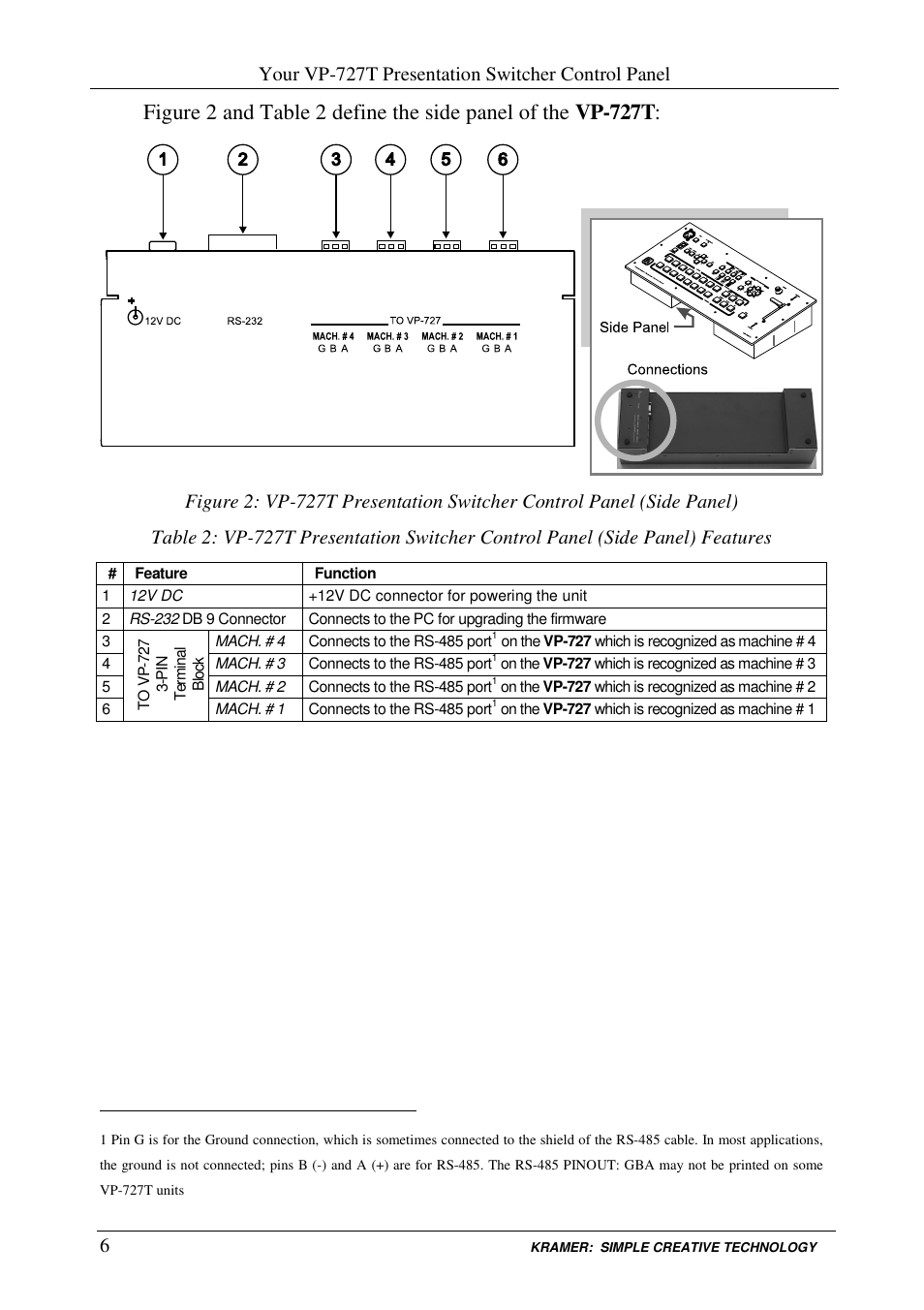Kramer Electronics VP-727T User Manual | Page 8 / 19