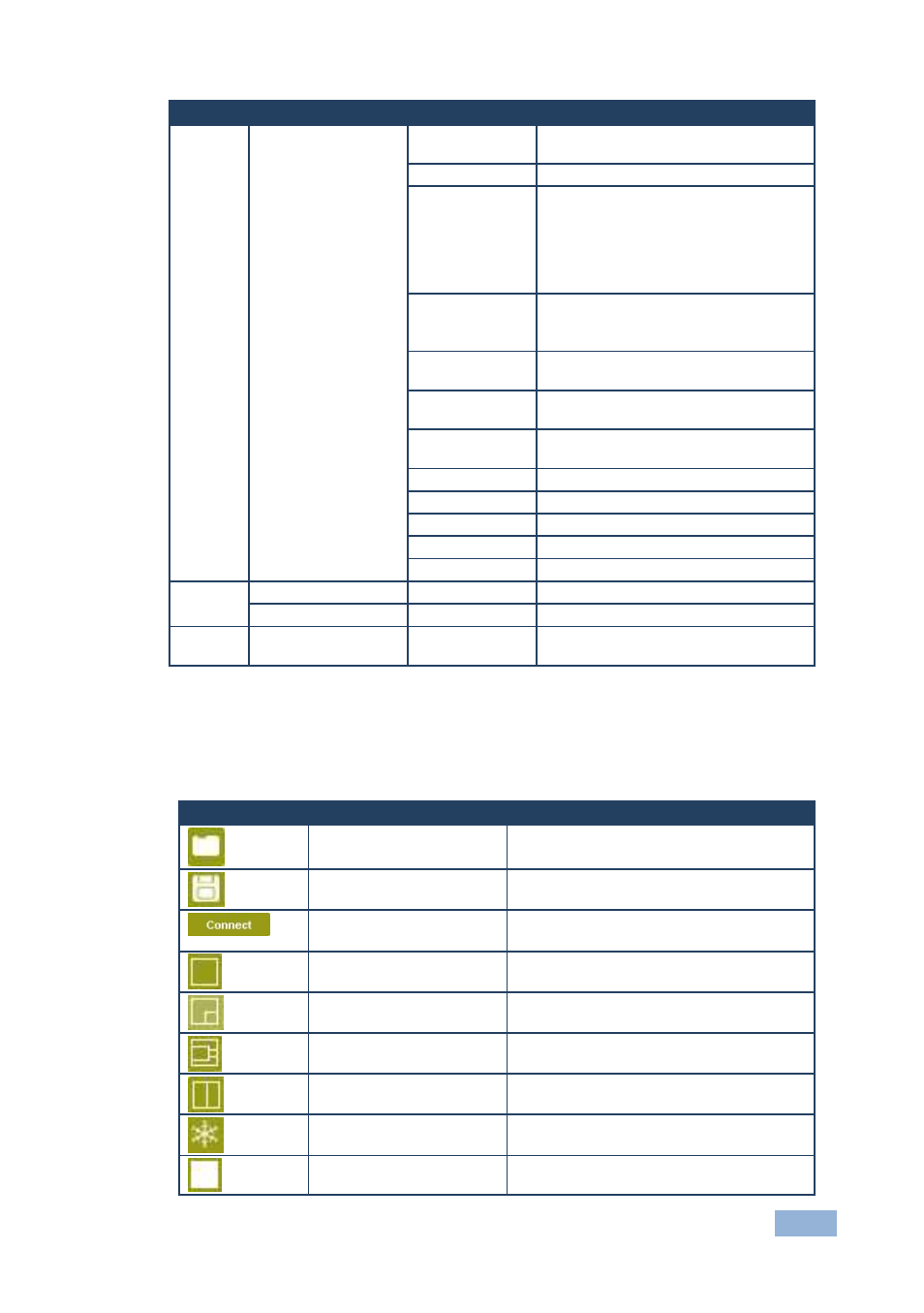 2 the command button tool bar, The command button tool bar | Kramer Electronics VP-731 User Manual | Page 11 / 17