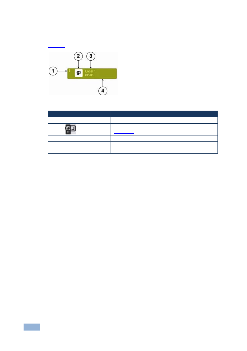 3 input switches, 4 pip controls, 5 output volume control | Input switches, Pip controls, Output volume control, Figure 7: input button, Section 3.3, N 3.4, Section 3.5 | Kramer Electronics VP-731 User Manual | Page 12 / 17