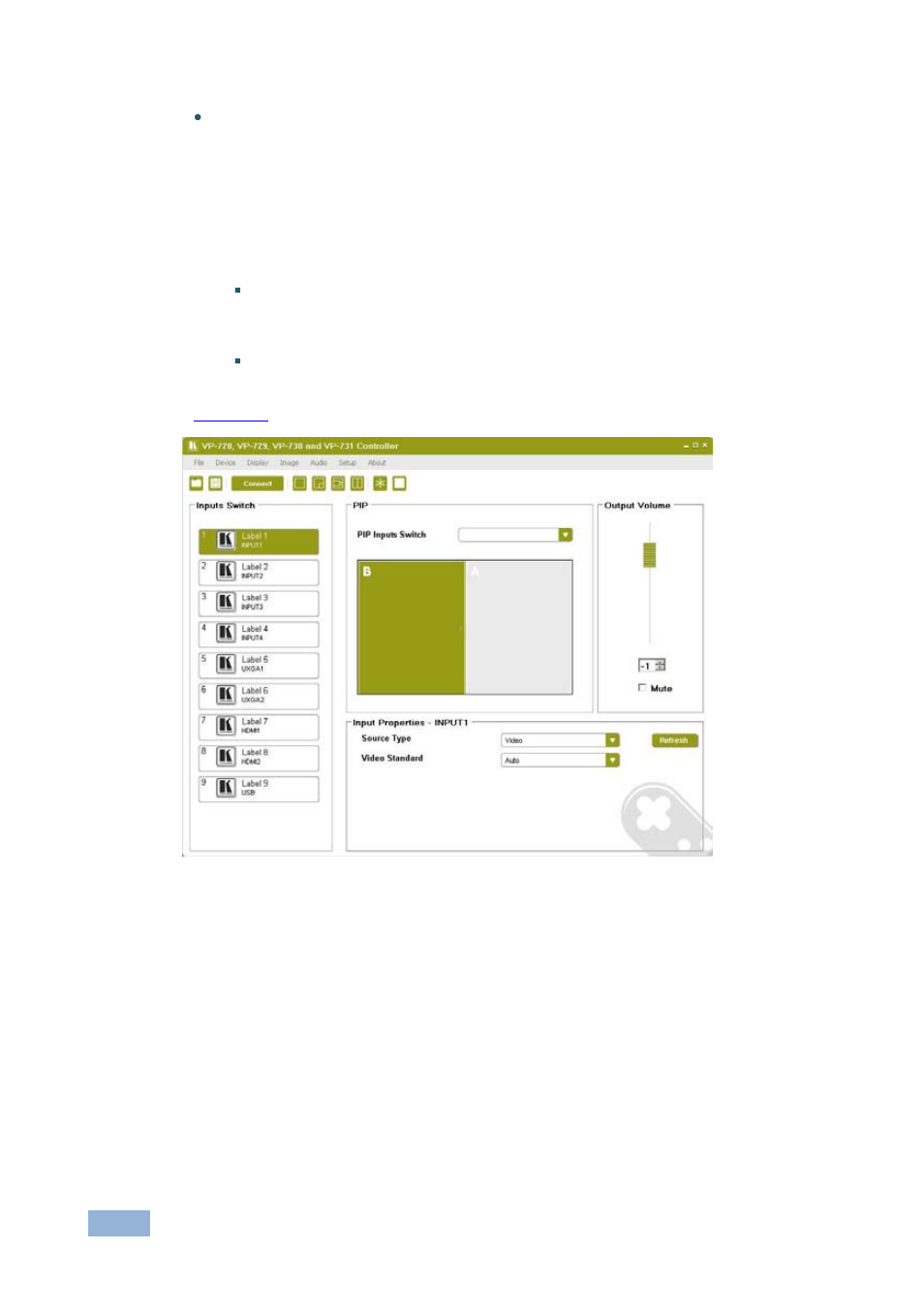 Figure 10: split screen window | Kramer Electronics VP-731 User Manual | Page 16 / 17