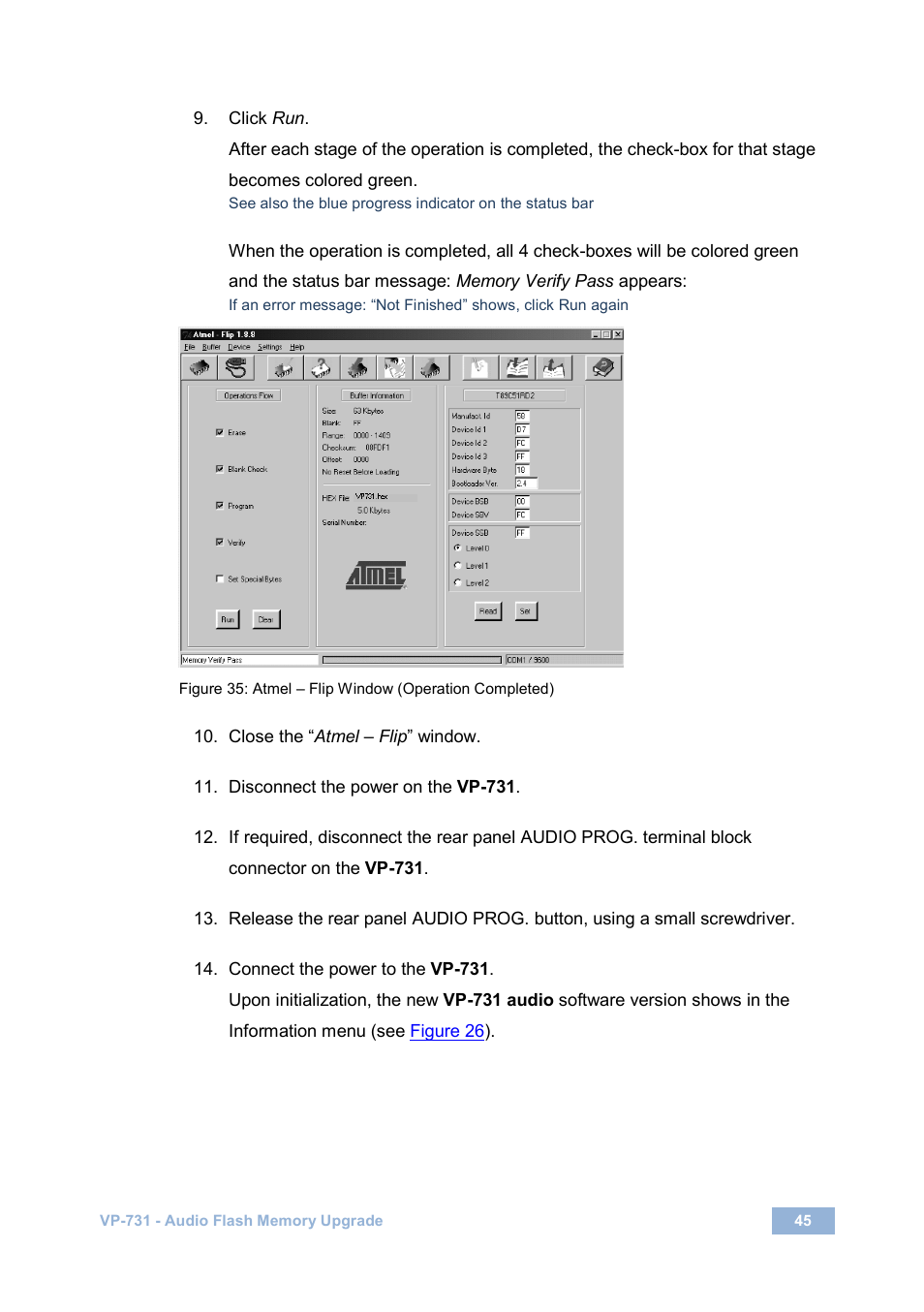 Kramer Electronics VP-731 User Manual | Page 50 / 69