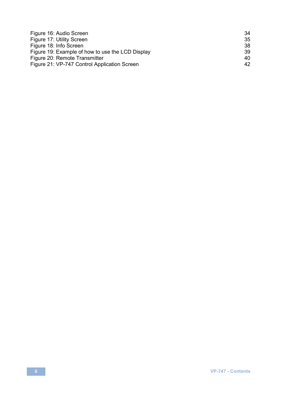 Kramer Electronics VP-747 User Manual | Page 5 / 65