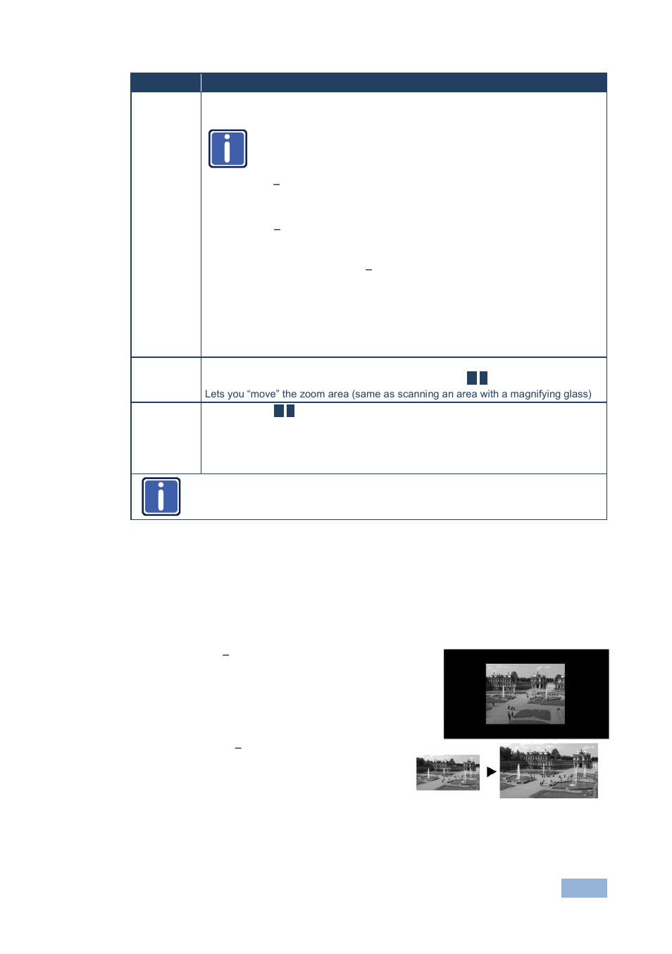 1 selecting the correct aspect ratio | Kramer Electronics VP-770 User Manual | Page 38 / 82