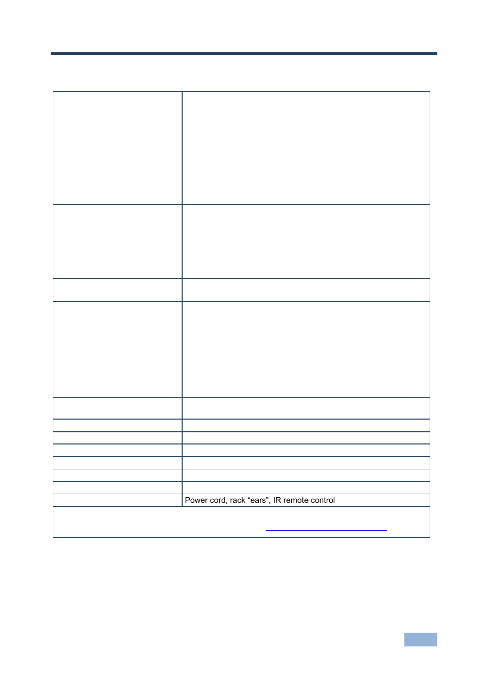 11 technical specifications, Technical specifications | Kramer Electronics VP-770 User Manual | Page 62 / 82