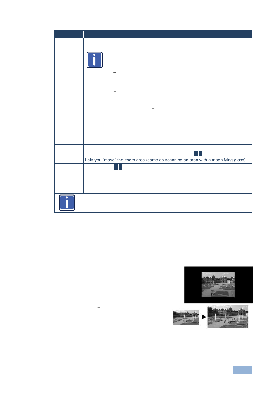 1 selecting the correct aspect ratio | Kramer Electronics VP-771 User Manual | Page 42 / 85