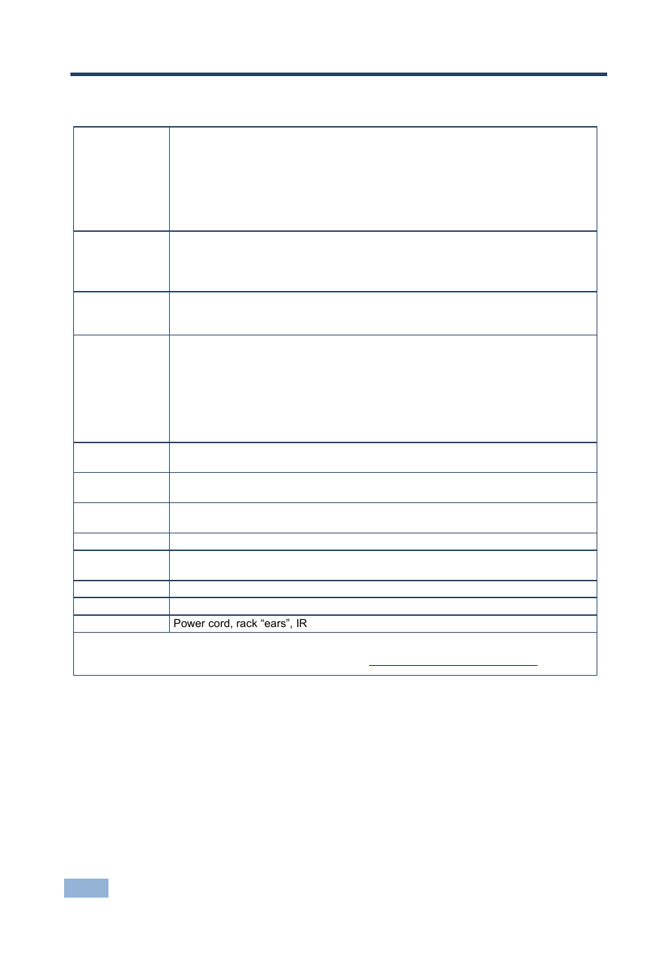 11 technical specifications, Technical specifications | Kramer Electronics VP-773 User Manual | Page 61 / 80