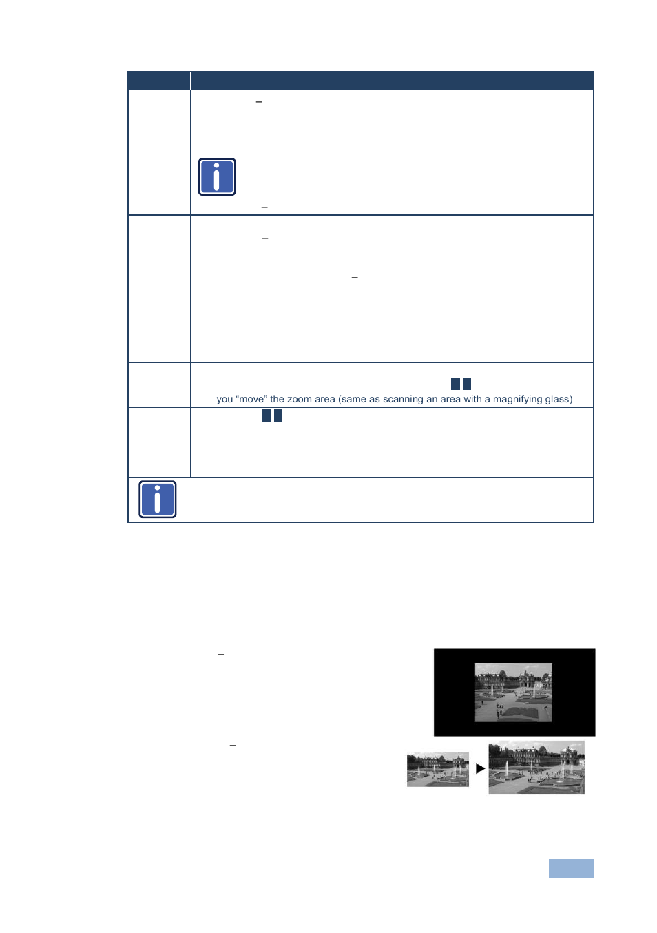 1 selecting the correct aspect ratio | Kramer Electronics VP-773AMP User Manual | Page 38 / 80