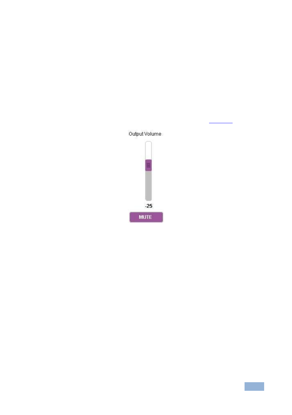 7 changing the output volume, 8 muting the audio output, Figure 18: changing the output volume | Kramer Electronics VP-81SIDN User Manual | Page 37 / 50