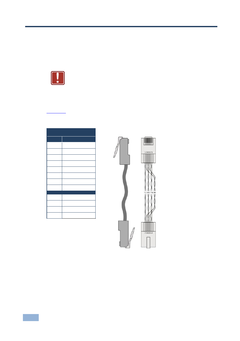 10 wiring the dgkat tp rj-45 connectors, Wiring the dgkat tp rj-45 connectors, Figure 27: tp pinout wiring | Kramer Electronics VP-81SIDN User Manual | Page 42 / 50