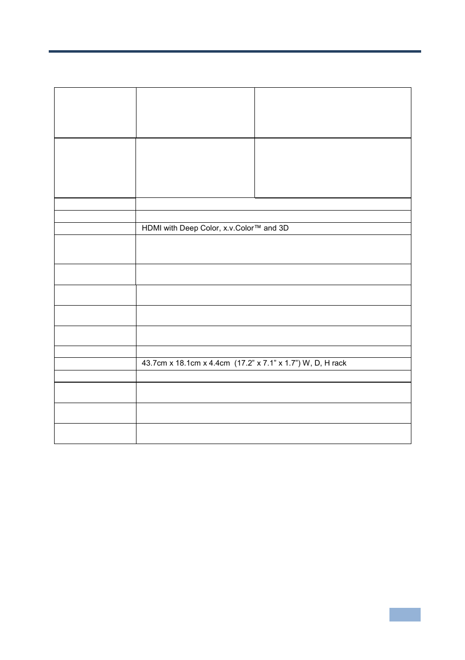 11 technical specifications, Technical specifications | Kramer Electronics VP-81SIDN User Manual | Page 43 / 50