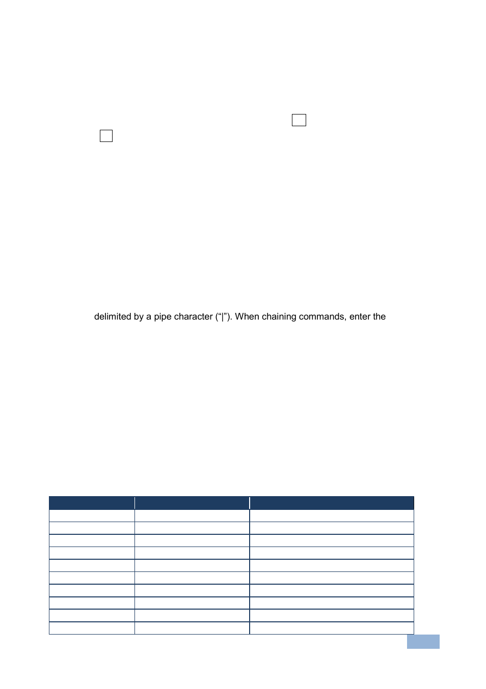 4 entering commands, 5 command forms, 6 chaining commands | 7 maximum string length, 2 kramer protocol 3000 commands, Kramer protocol 3000 commands, Section | Kramer Electronics VP-81SIDN User Manual | Page 47 / 50