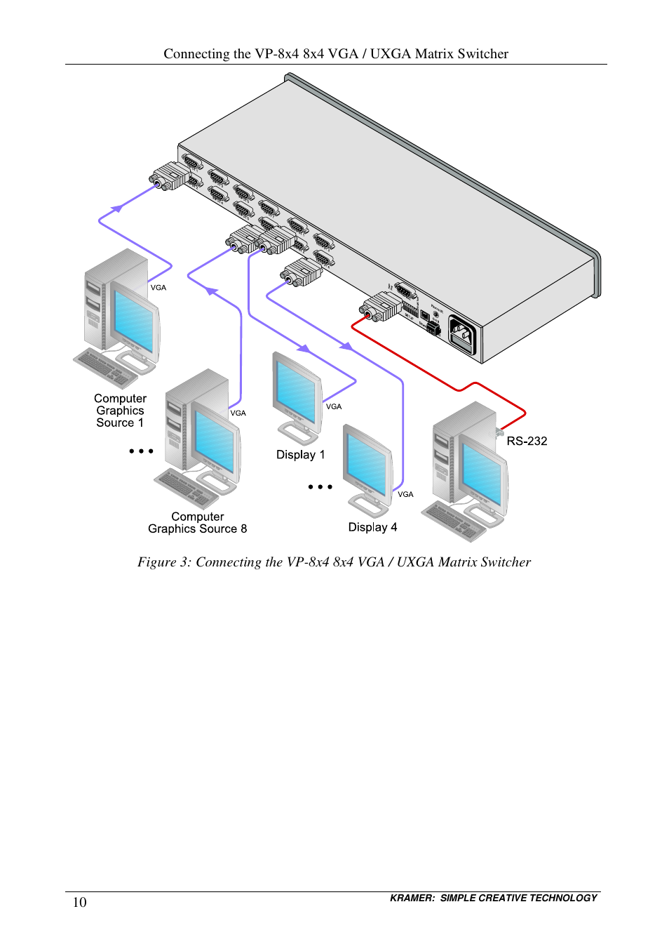 Kramer Electronics VP-8x4 User Manual | Page 13 / 34