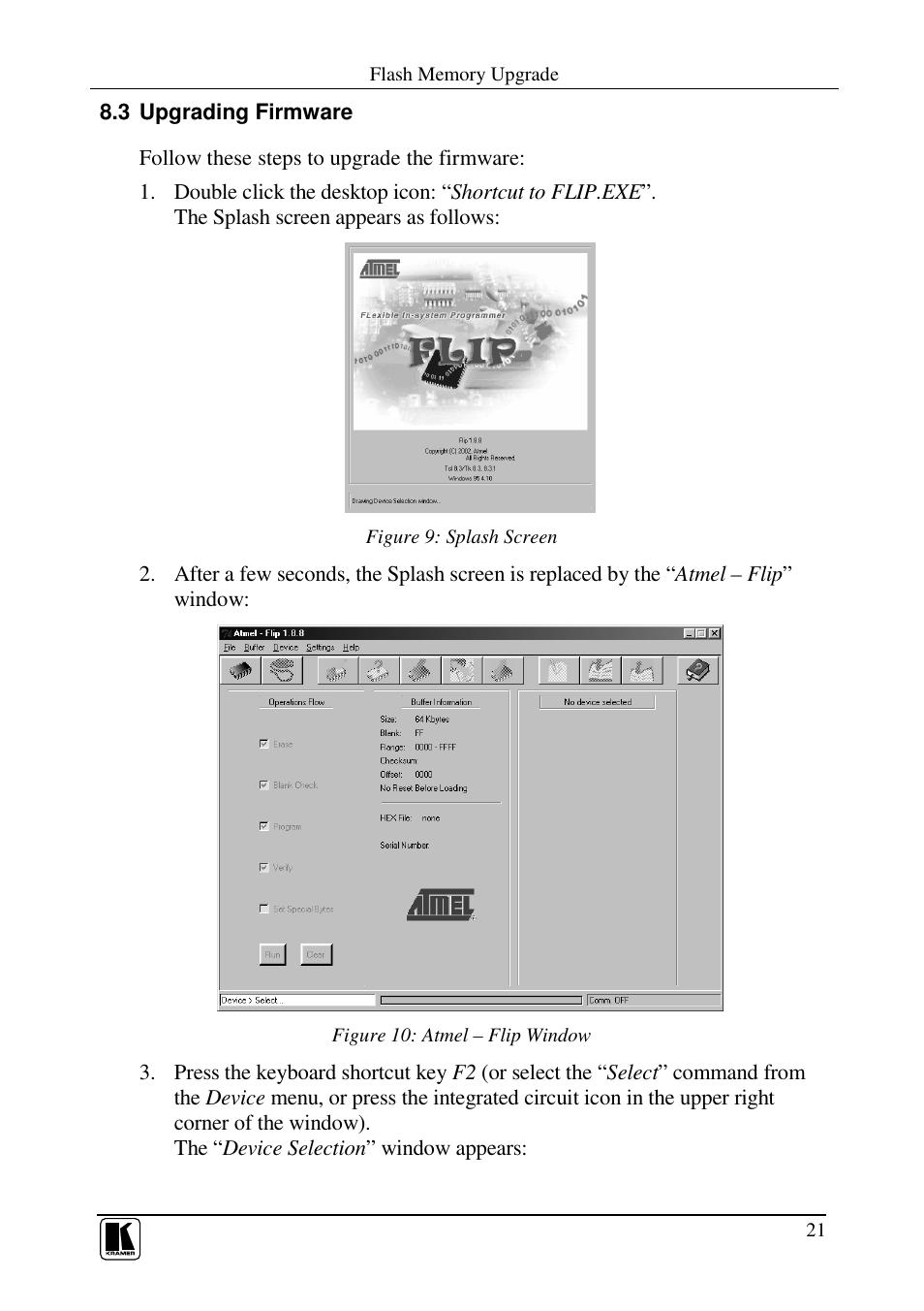 Kramer Electronics VP-8x4 User Manual | Page 24 / 34