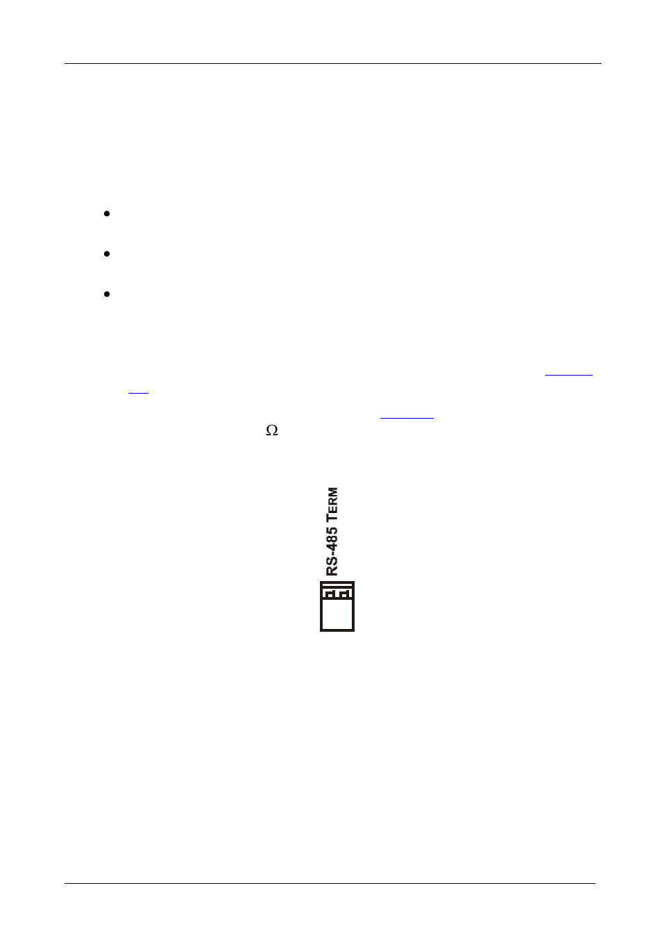 4 connecting a pc or controller to the rs-485 port, 1 setting the vp-8x4ak, Connecting a pc or controller to the rs 485 port | Setting the vp-8x4ak, Figure 6: the rs-485 term dip-switch | Kramer Electronics VP-8x4AK User Manual | Page 18 / 57