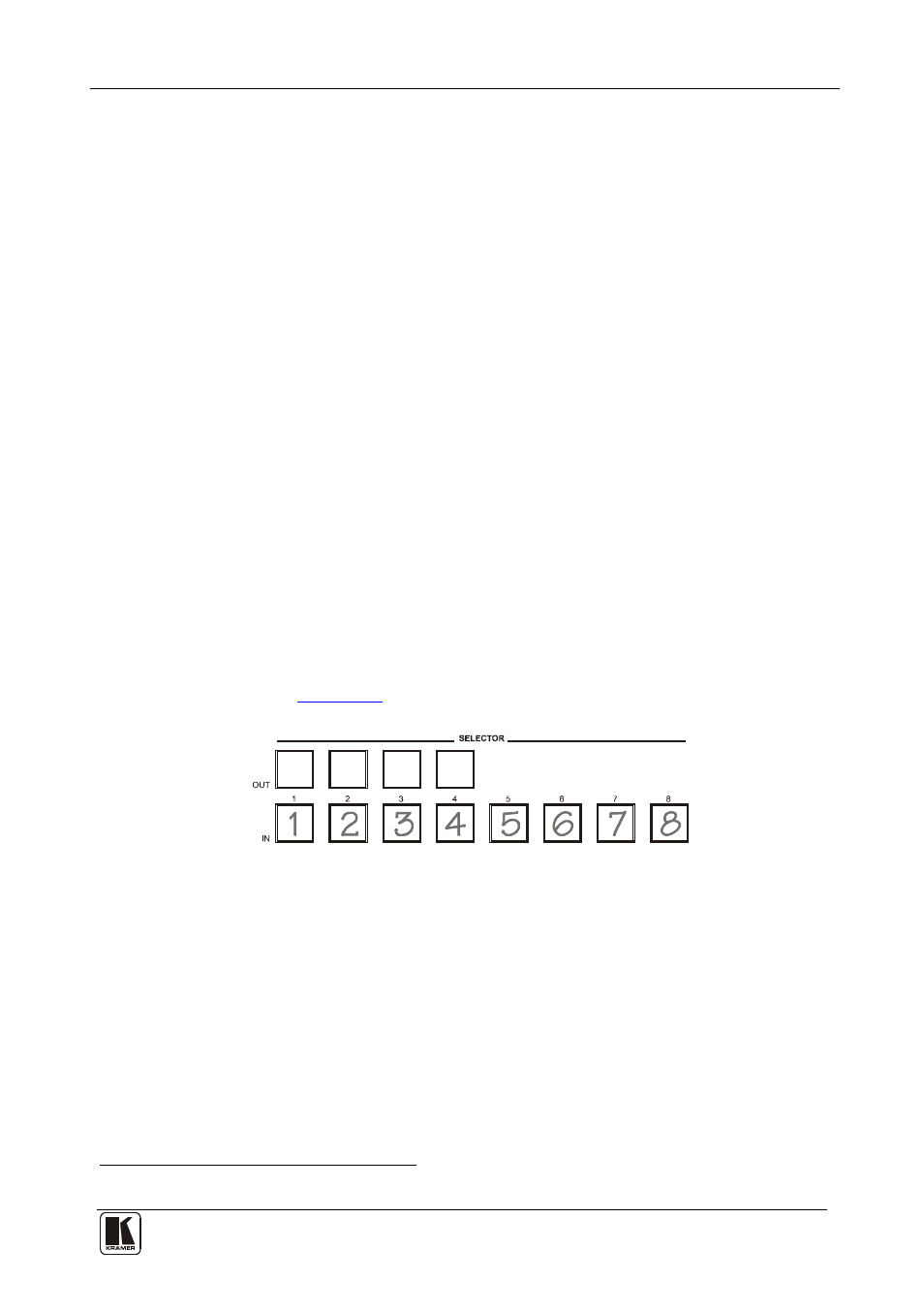 2 confirming a switching action, 4 storing/recalling input/output configurations, 1 storing an input/output configuration | Confirming a switching action, Storing/recalling input/output configurations, Storing an input/output configuration | Kramer Electronics VP-8x4AK User Manual | Page 27 / 57