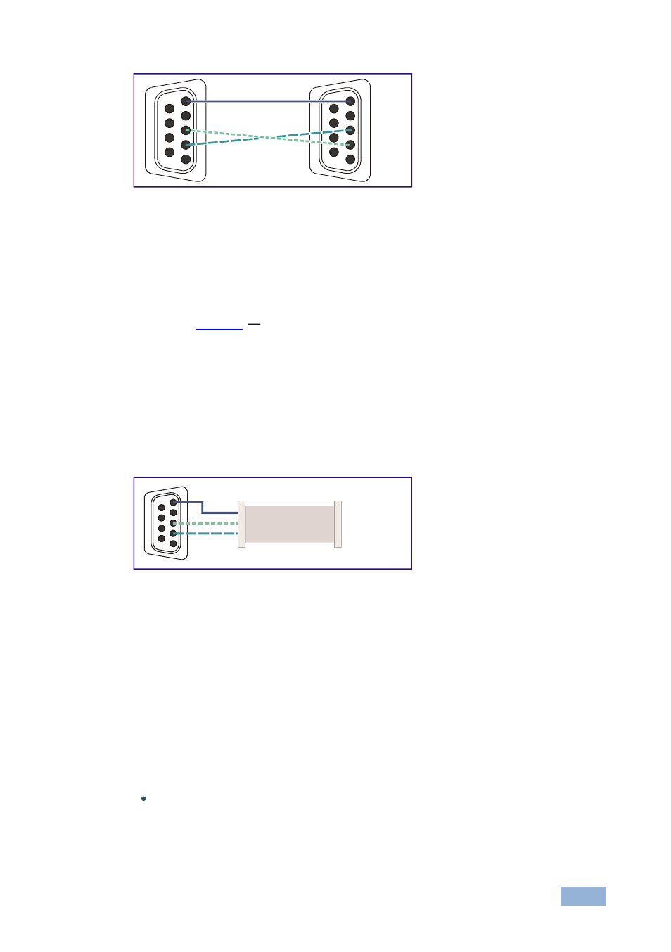 3 controlling via rs-485, Controlling via rs-485, Figure 5: crossed cable rs-232 connection | Kramer Electronics VP-8x8 User Manual | Page 14 / 31