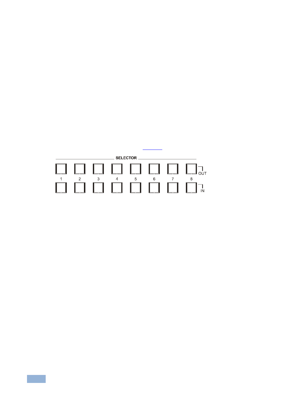 3 storing/recalling input/output configurations, 1 storing an input/output configuration, 2 recalling an input/output configuration | Storing/recalling input/output configurations | Kramer Electronics VP-8x8 User Manual | Page 21 / 31