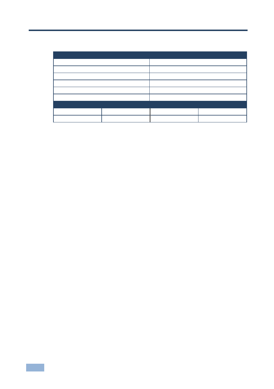 8 default communication parameters, Default communication parameters, 8default communication parameters | Kramer Electronics VP-8x8 User Manual | Page 25 / 31