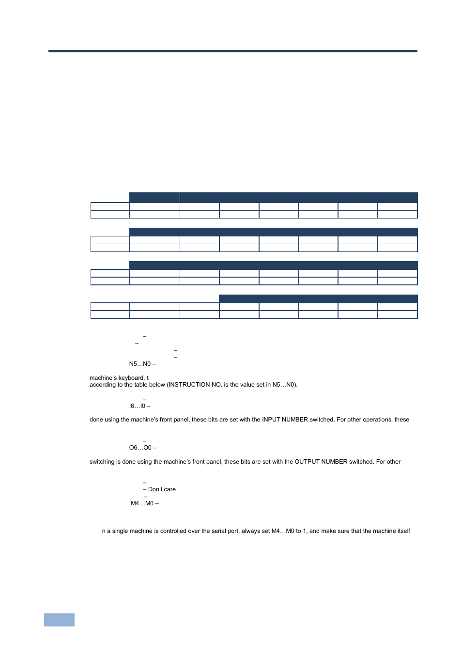 10 protocol 2000, 1 syntax, Protocol 2000 | Syntax | Kramer Electronics VP-8x8 User Manual | Page 27 / 31