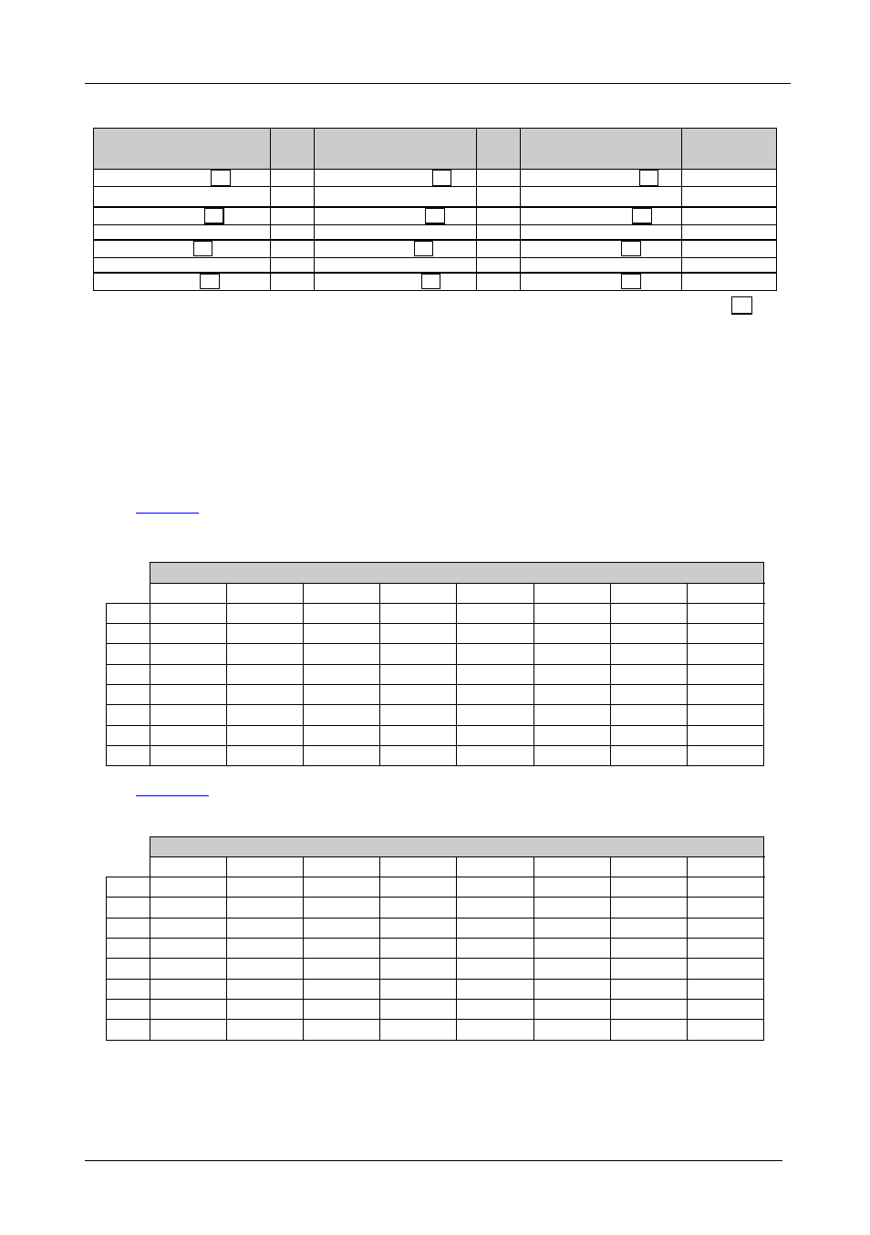 Hex codes for serial communication (protocol 2000), Table 8: vp-8x8ak audio output gain codes, Table 8 | Kramer Electronics VP-8x8AK User Manual | Page 42 / 57