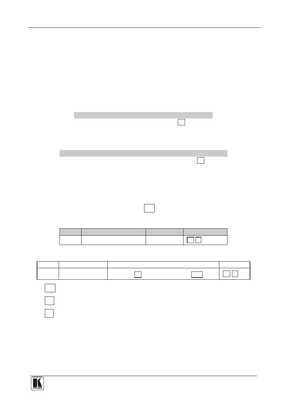 2 kramer protocol 3000, 1 protocol 3000 syntax, Kramer protocol 3000 | Protocol 3000 syntax, Section, Host message format, Device long response ( echoing command ) | Kramer Electronics VP-8x8AK User Manual | Page 45 / 57