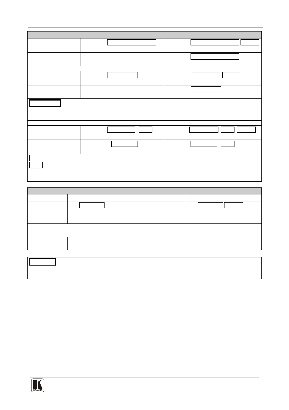 Kramer protocol | Kramer Electronics VP-8x8AK User Manual | Page 51 / 57