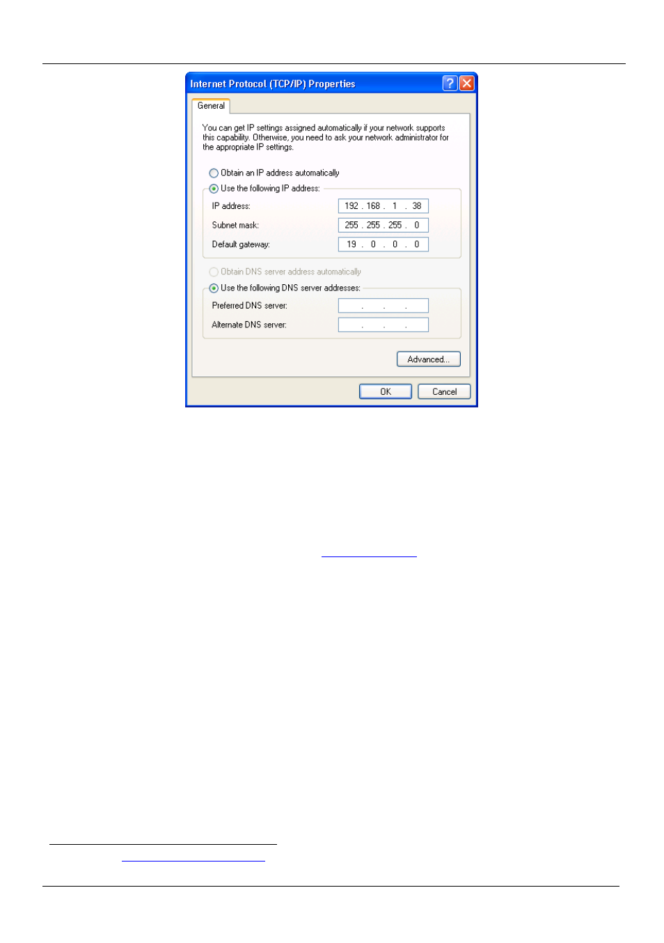 2 ethernet port configuration, Ethernet port configuration, Figure 6 | Kramer Electronics VP-8x8TP User Manual | Page 18 / 56