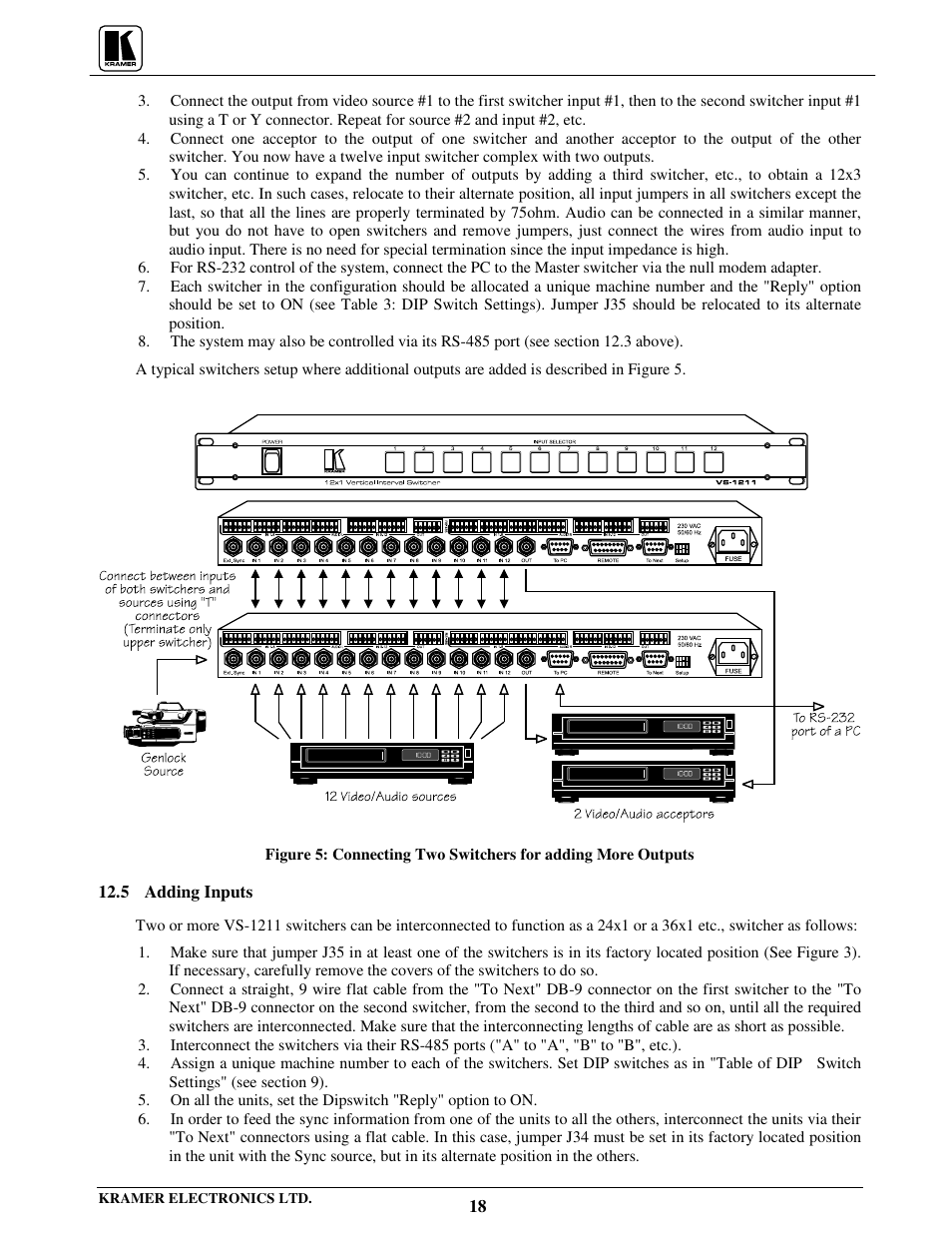 Kramer Electronics VS-801xlm User Manual | Page 19 / 27