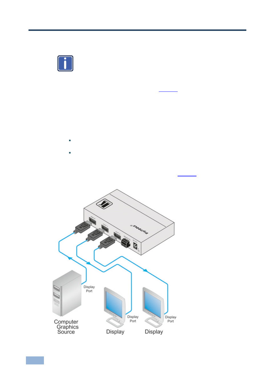 4 connecting the vs-12dpir, Connecting the vs-12dpir, 4connecting the vs-12dpir | Kramer Electronics VS-12DP-IR User Manual | Page 9 / 13