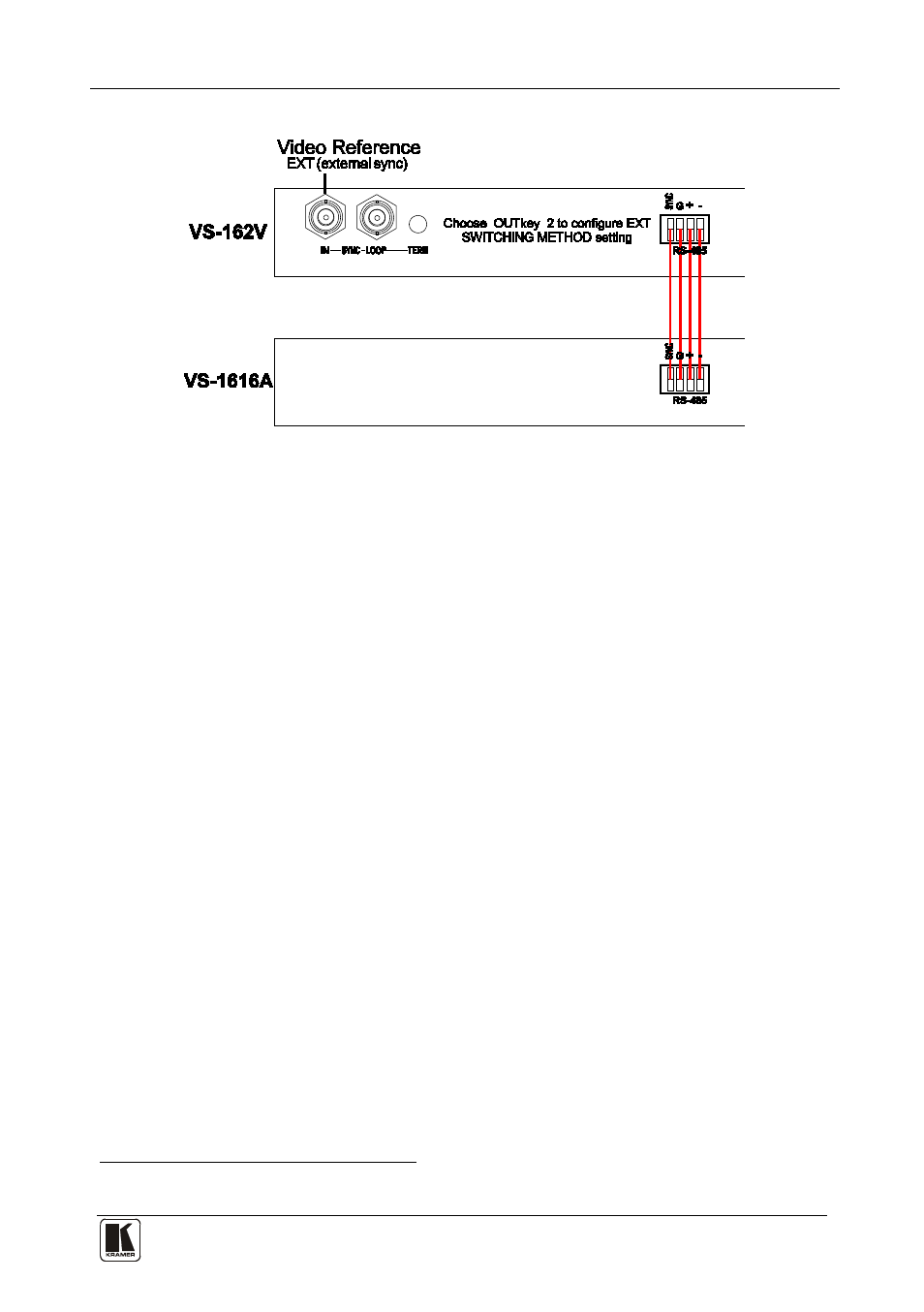 2 configuring a switching method, Configuring a switching method, Figure 21 | Kramer Electronics VS-1616A User Manual | Page 49 / 64