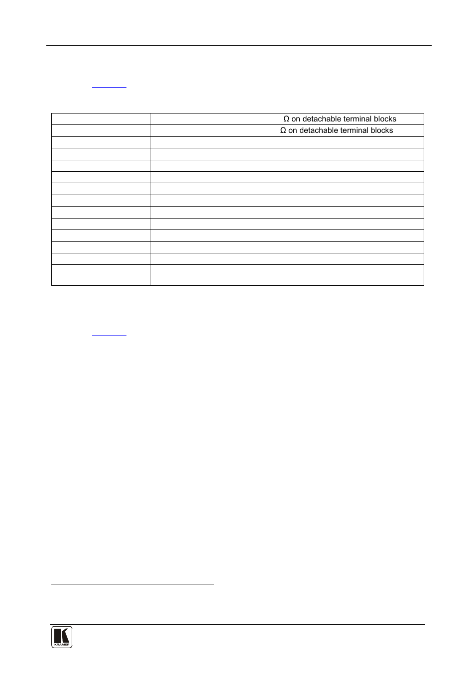 10 technical specifications, 11 communication protocol, Technical specifications | Communication protocol, Table 8 includes the technical specifications, Hexadecimal codes | Kramer Electronics VS-1616A User Manual | Page 59 / 64