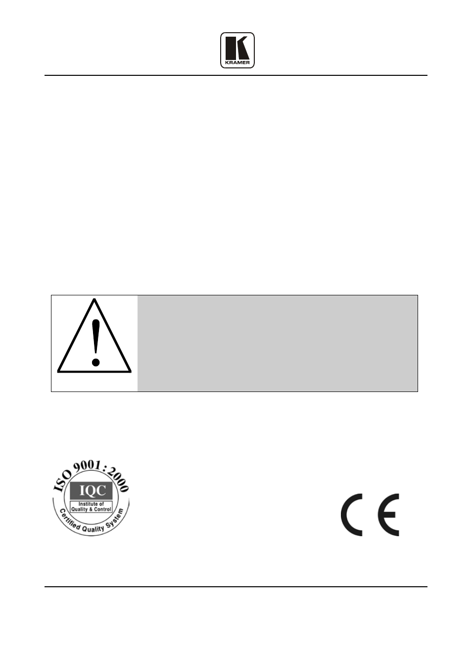 Kramer Electronics VS-1616A User Manual | Page 64 / 64