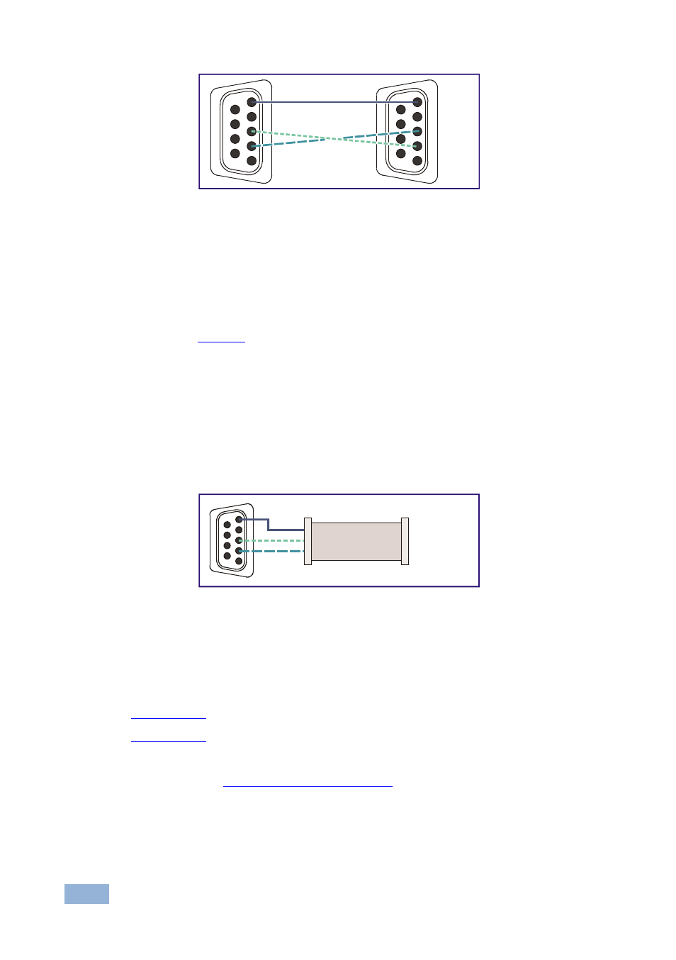 2 connecting to the vs-161h using ethernet, Connecting to the vs-161h using ethernet, Figure 3: crossed cable rs-232 connection | N 5.2, Figure 3 | Kramer Electronics VS-161H User Manual | Page 13 / 25