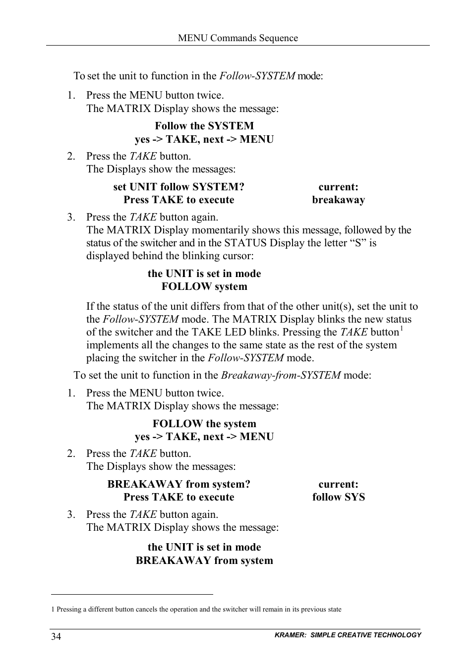 Kramer Electronics VS-162AVRCA User Manual | Page 38 / 53