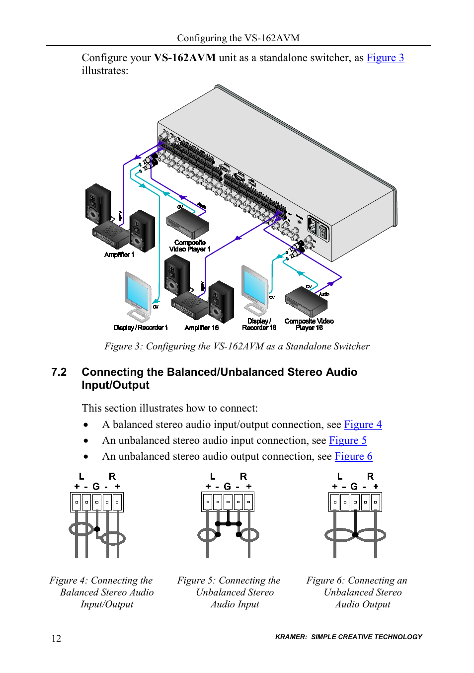 Figure 4, Figure 5, Figure 6 | Kramer Electronics VS-162AVM User Manual | Page 16 / 56