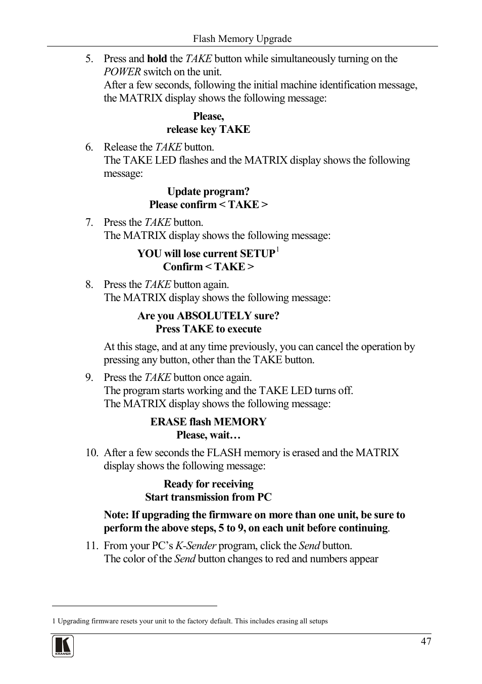 Kramer Electronics VS-162AVM User Manual | Page 51 / 56